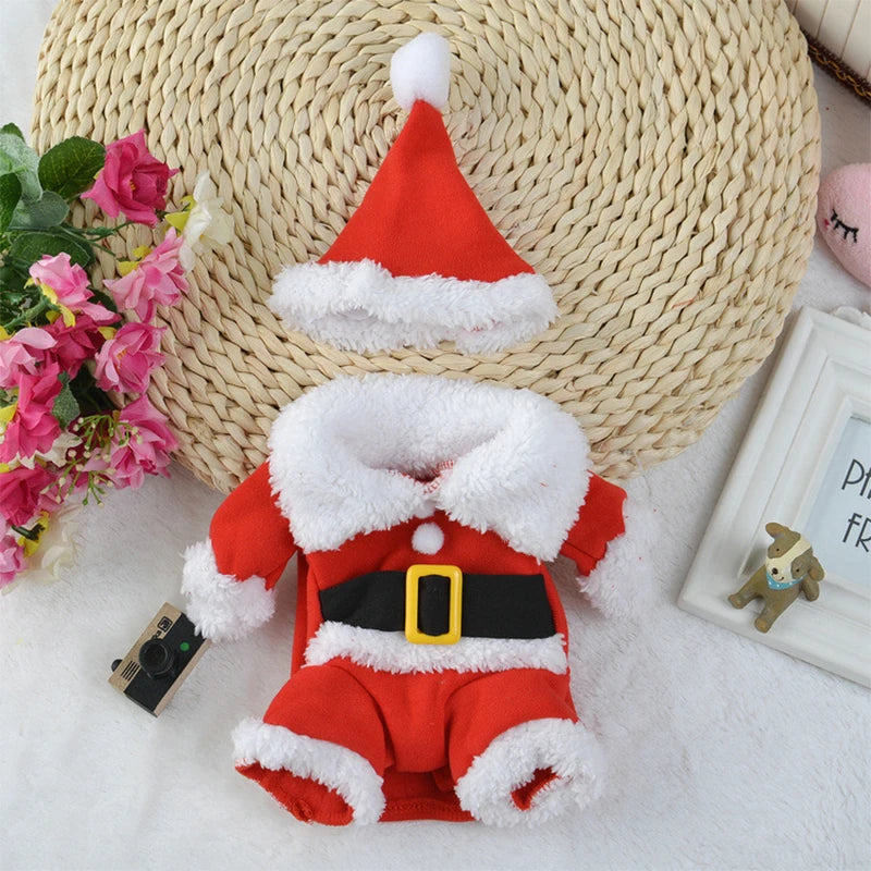 Fato de Pai Natal para Cães e Gatos – Roupa de Festas e Natal