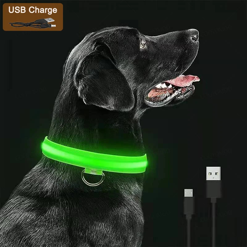 Peitoral LED de Segurança para Cães – Recarregável